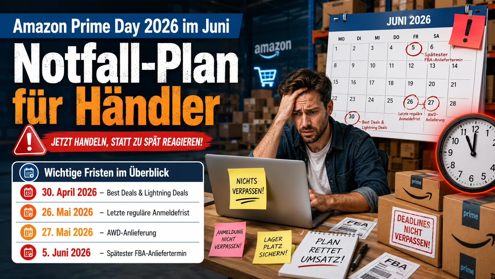 Amazon Prime Day 2026 en junio: plan de emergencia para vendedores