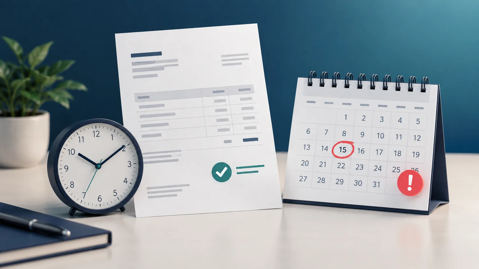 Payment terms on an invoice: wording, deadlines, default