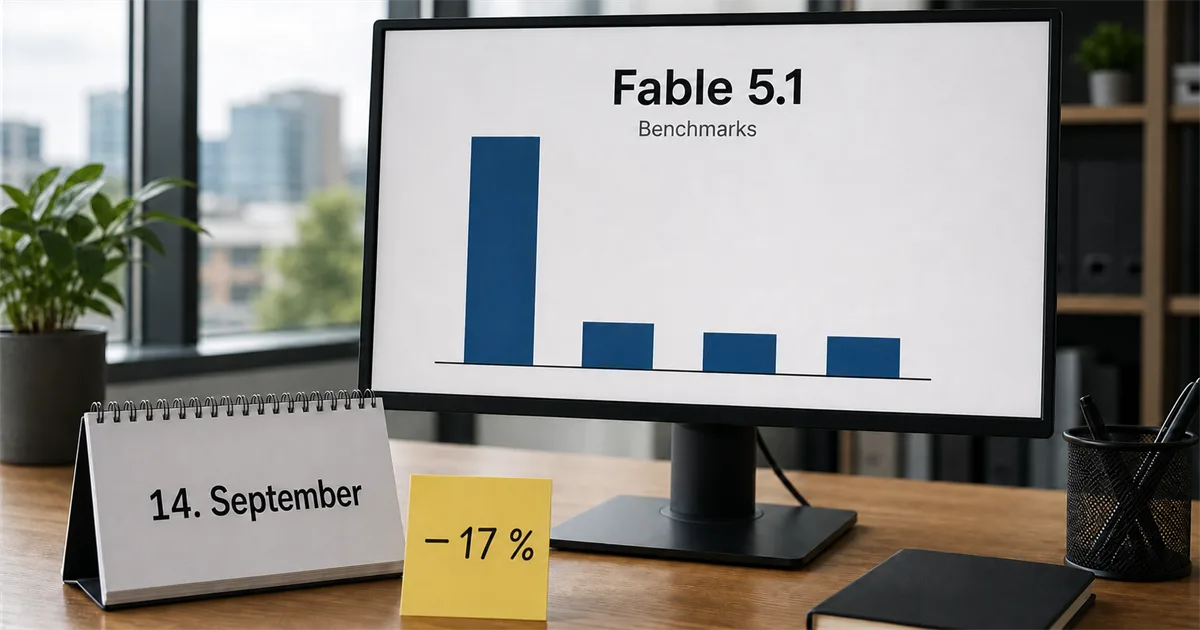 Claude Fable 5.1 is here: what the benchmarks really say – and why your quota still shrinks on September 14