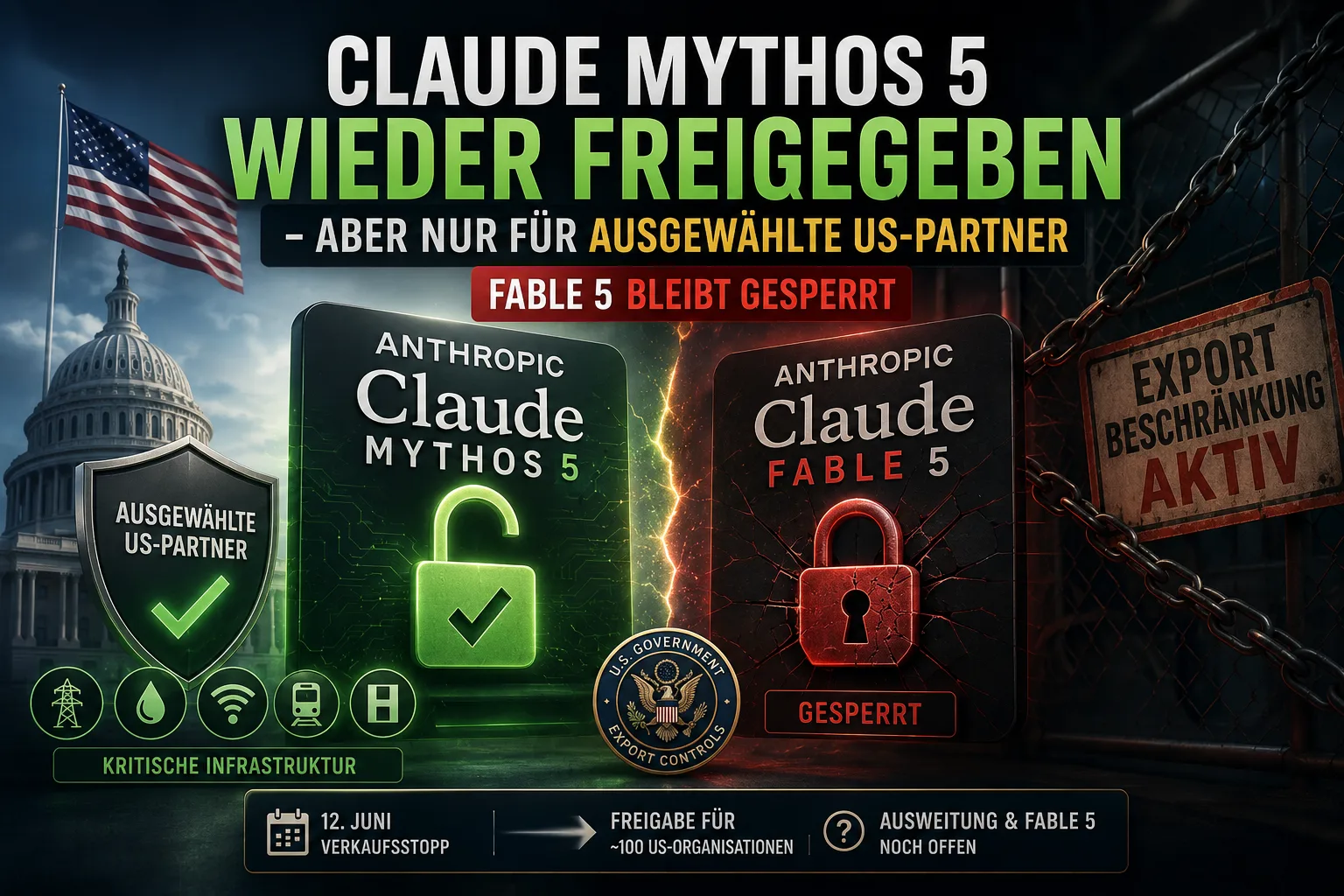 Claude Mythos 5 desbloqueado de nuevo – pero solo para socios de EE. UU. seleccionados (Fable 5 sigue bloqueado)