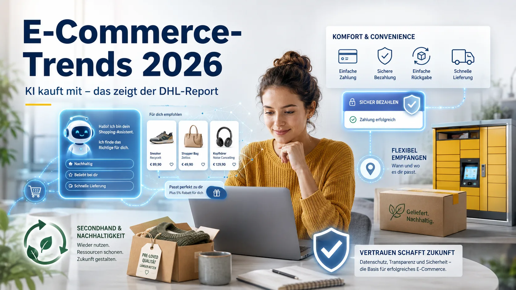 Tendencias e-commerce 2026: la IA compra con nosotros – informe DHL